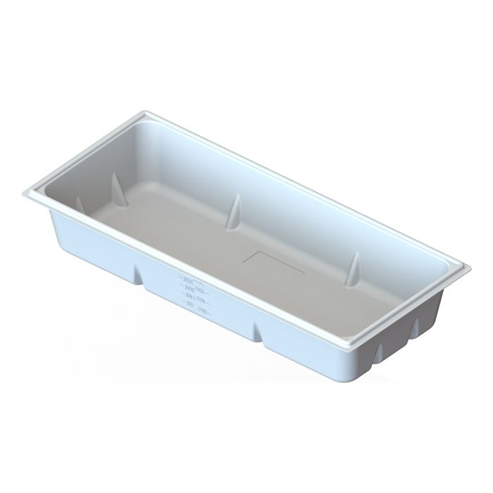 100 Gallon Reservoir, White, Rectangle - BetterGrow Hydro