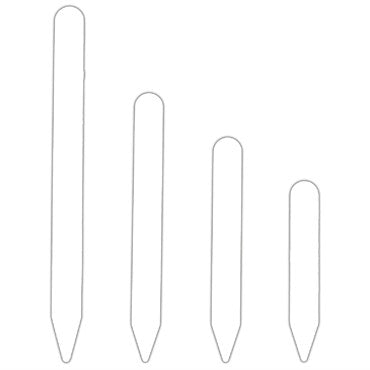 DPI 1000/6x5/8" Economy White Plastic Labels