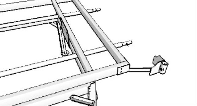 4ft x 8ft / 4ft x 4ft Low Tide Bottom Mount for Rolling Bench System (set of 4) - BetterGrow Hydro