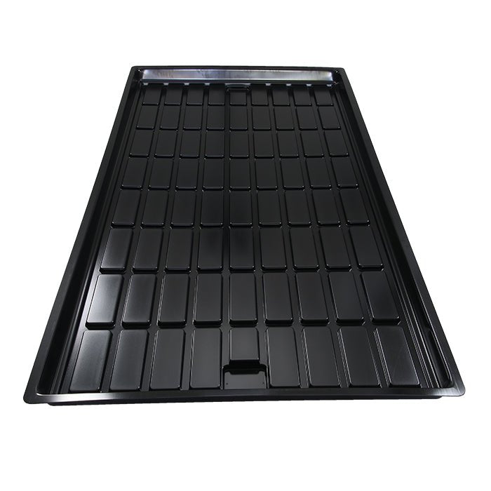 4'x8' Grow1 Lowride OD Black Flood Tray 4mill - BetterGrow Hydro