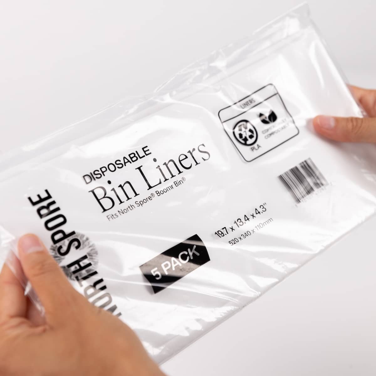 5-Pack Boomr Bin Mushroom Monotub Liner Inserts - BetterGrow Hydro