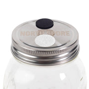 6 pc. 'Regular Mouth' Culture Jar Lid with Port & Filter - BetterGrow Hydro