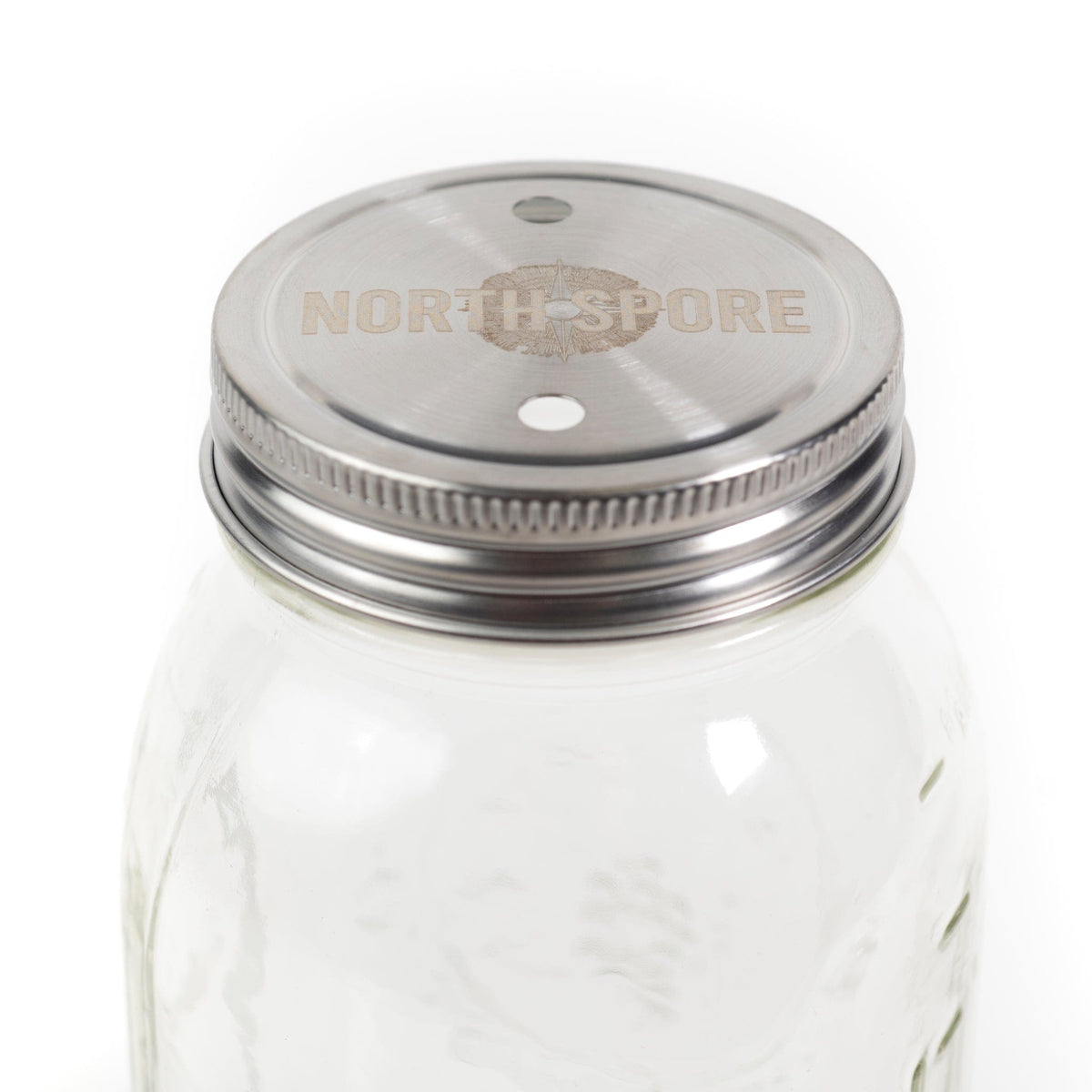 6 pc. 'Regular Mouth' Culture Jar Lid with Port & Filter - BetterGrow Hydro