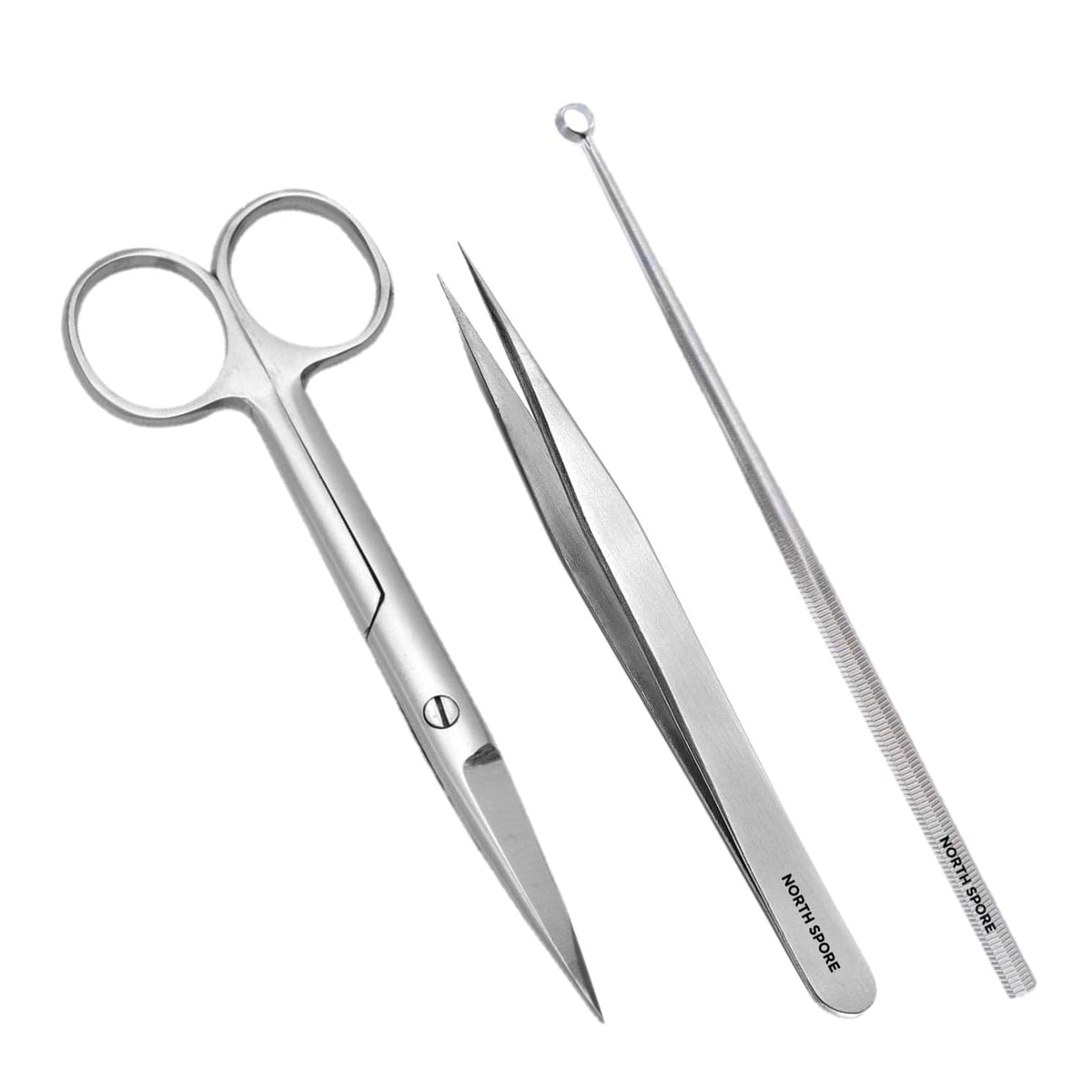 7 pc. Stainless Steel Mycology Lab Instrument Set - BetterGrow Hydro