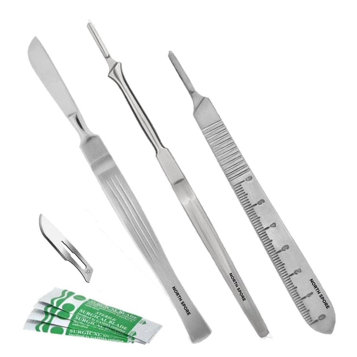 7 pc. Stainless Steel Mycology Lab Instrument Set - BetterGrow Hydro