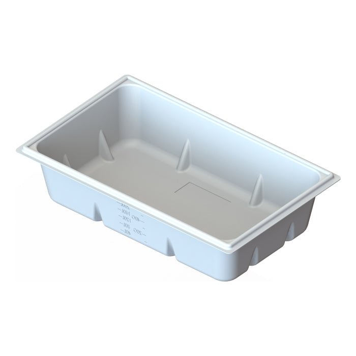70 Gallon Reservoir, White, Rectangle - BetterGrow Hydro