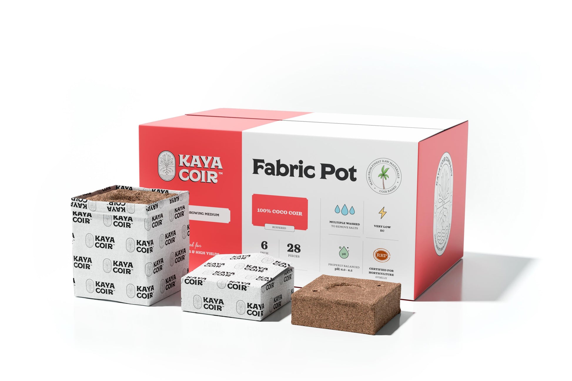 KAYA 6" Fabric Pot (28/Box)