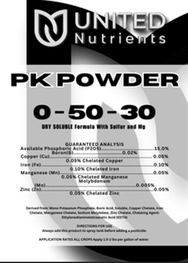 United Nutrients PK Powder 0-50-30 - 25 lb - BetterGrow Hydro