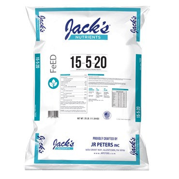 Jacks 15-5-20 Tap Water - 25 lbs