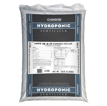 Jacks Professional Oasis Hydroponic 16-4-17 - 25 lbs