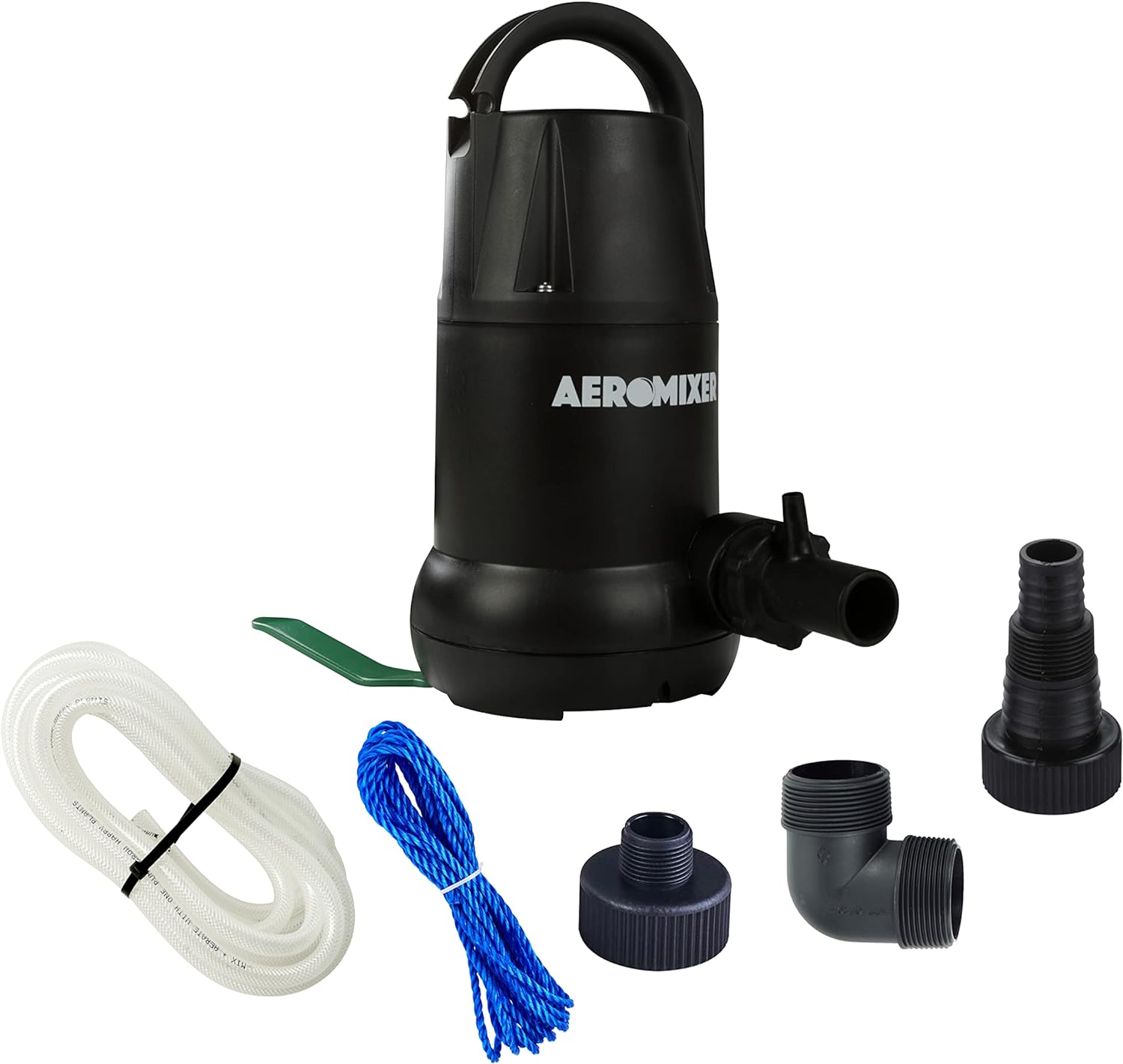 Aeromixer Tall Tank 3/4 HP Submersible Mixing + Aerating Pump - For Organic Fertilizer Only - BetterGrow Hydro