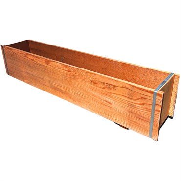 A&G 4' Banded Redwood Window Box - BetterGrow Hydro
