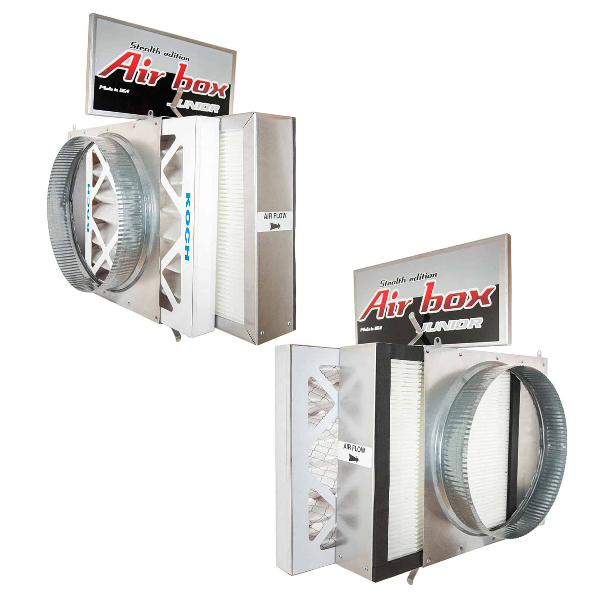 Air Box Junior HEPA + MERV 13 Filter 250 CFM | 10″ flange, pre-filter included - BetterGrow Hydro