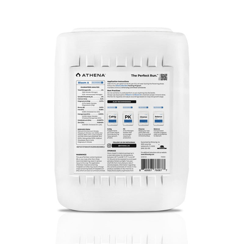 Athena Blended Bloom A - BetterGrow Hydro