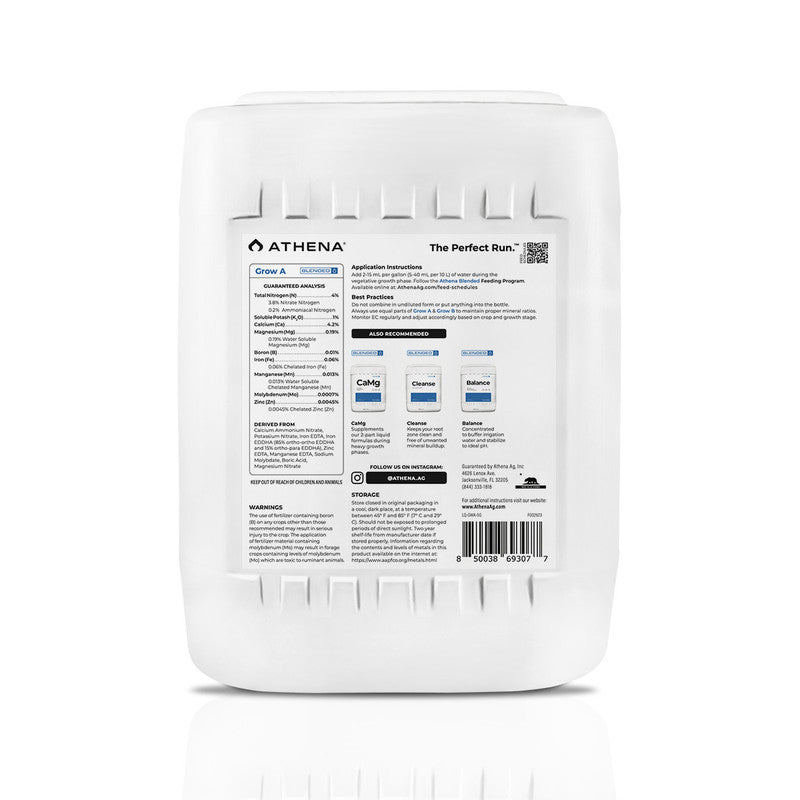 Athena Blended Grow A - BetterGrow Hydro