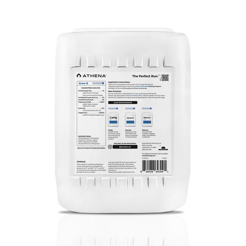 Athena Blended Grow B - BetterGrow Hydro