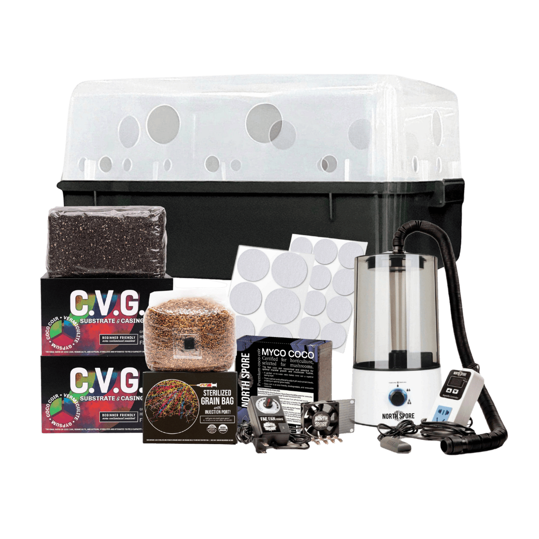 Automated 'Boomr Bin' + CVG Monotub Mushroom Grow Kit - BetterGrow Hydro
