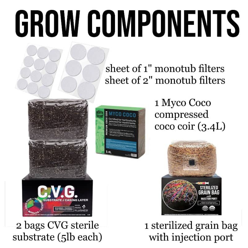 Automated 'Boomr Bin' + CVG Monotub Mushroom Grow Kit - BetterGrow Hydro