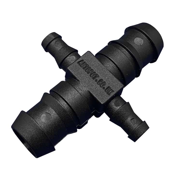 Autopot 1/2 inch x 1/4 inch Cross Connector - BetterGrow Hydro