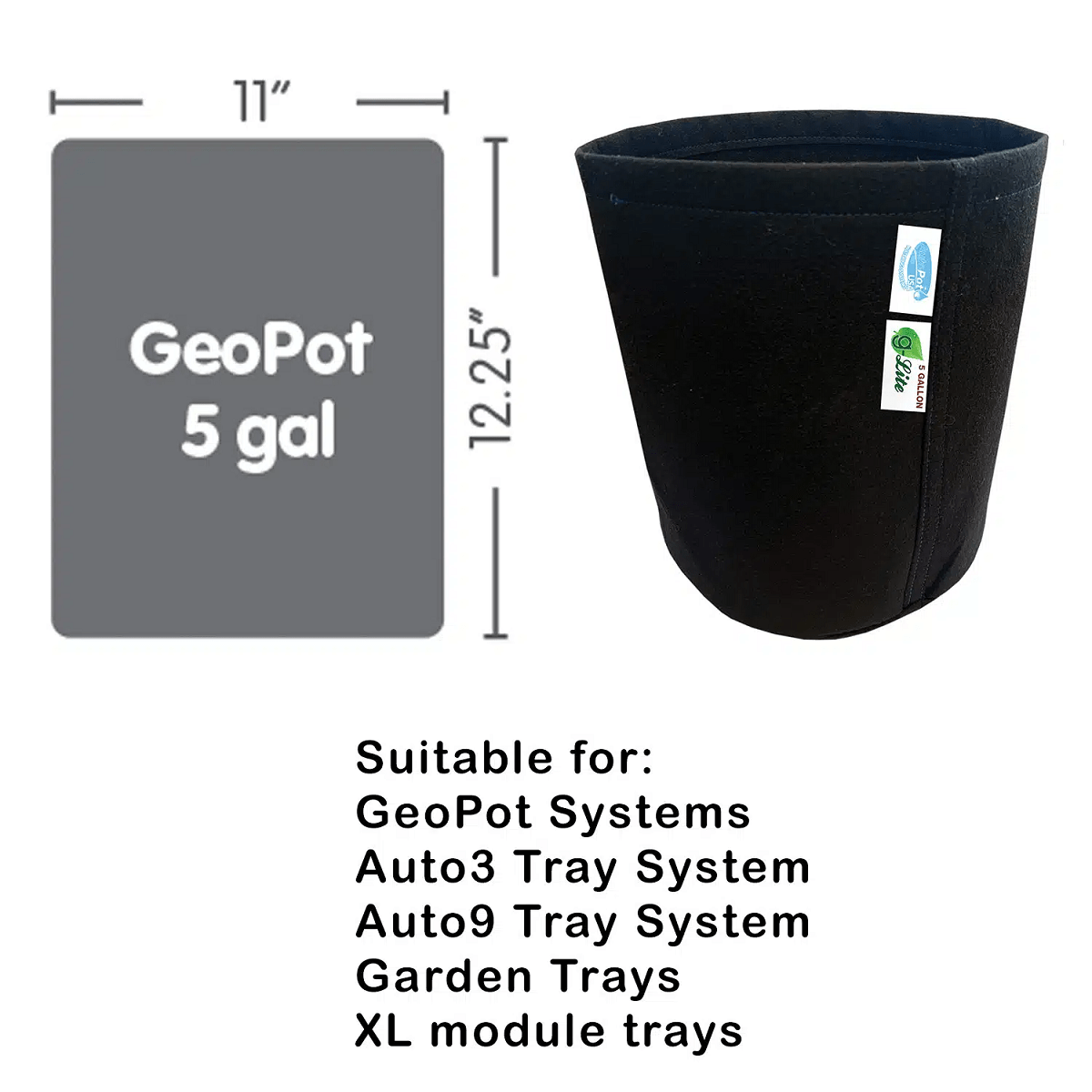 AutoPot 5 gallon GeoPot - BetterGrow Hydro