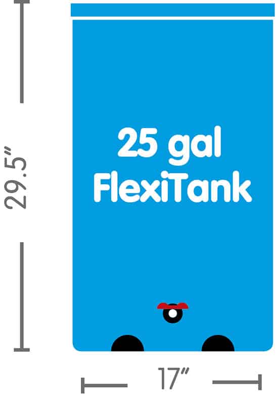 AutoPot Collapsible FlexiTank - 25 Gallon / 100 liters - BetterGrow Hydro