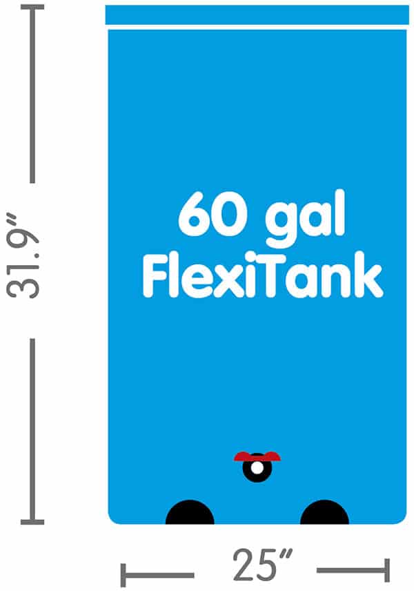 AutoPot Collapsible FlexiTank - 60 Gallon / 225 liters - BetterGrow Hydro
