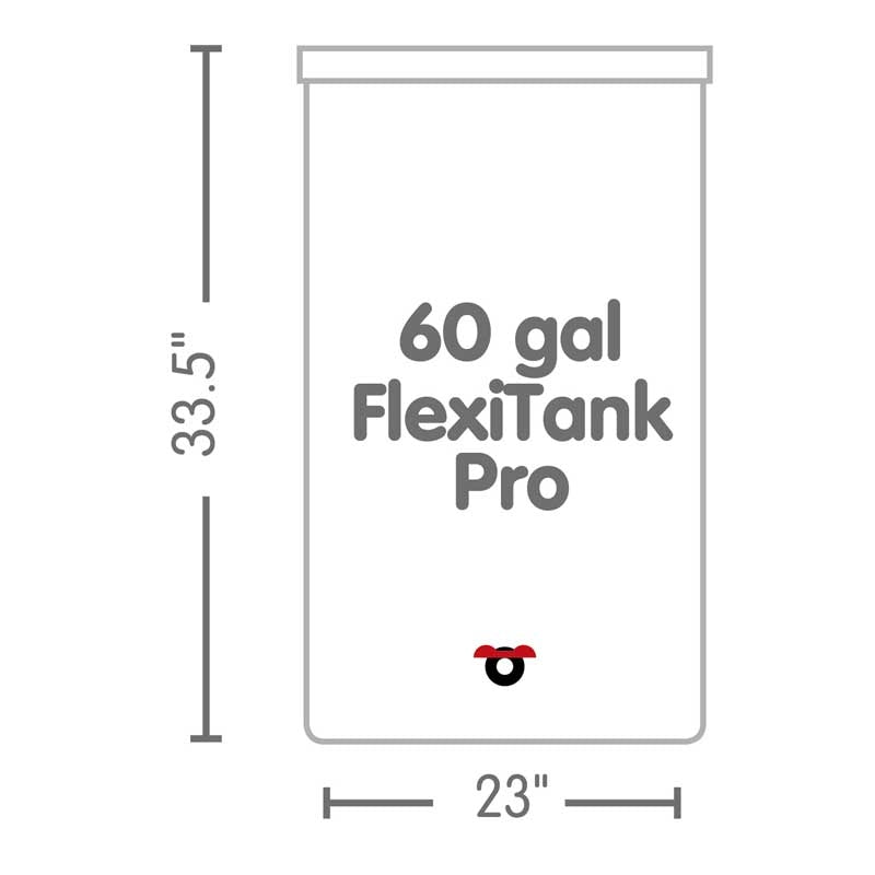 AutoPot Collapsible FlexiTank PRO - 60 Gallon / 225 liters - BetterGrow Hydro