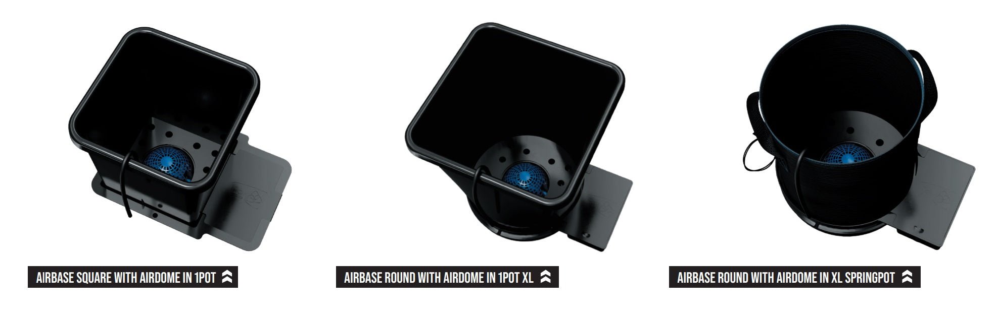 AutoPot Round AirBase for 6.6 gallon Pots and 5 gallon Fabric Pots - BetterGrow Hydro