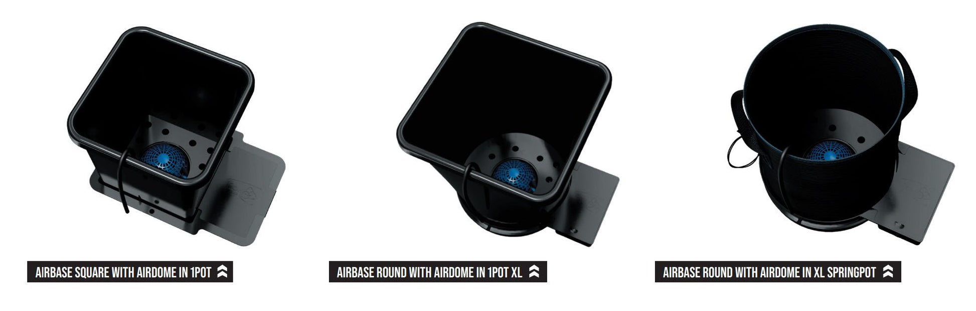 AutoPot Square AirBase for 2.2 gallon and 3.9 gallon Pots - BetterGrow Hydro