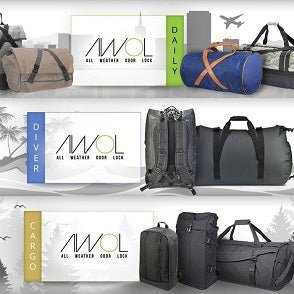 AWOL (XL) DAILY Quilted Duffle Bag (Green) - BetterGrow Hydro