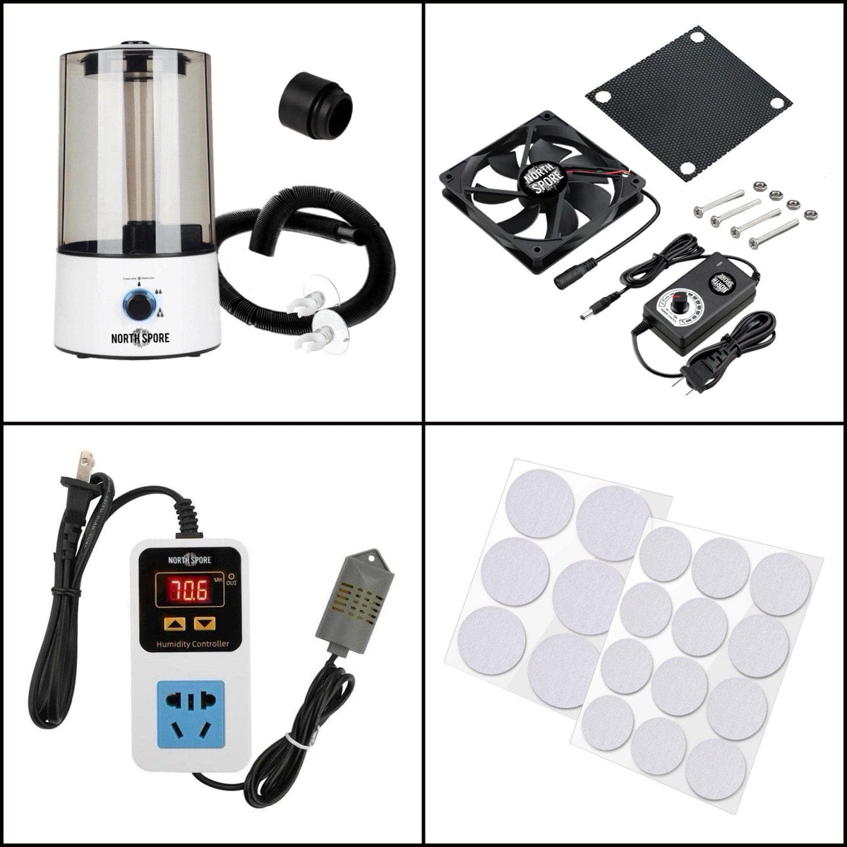 Beginner Automated 'Boomr Bin' + Fruiting Blocks Monotub Mushroom Grow Kit - BetterGrow Hydro