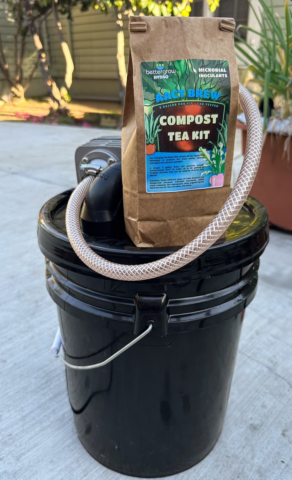 BioGrow Compost Tea Brewer + Tea Kit - BetterGrow Hydro