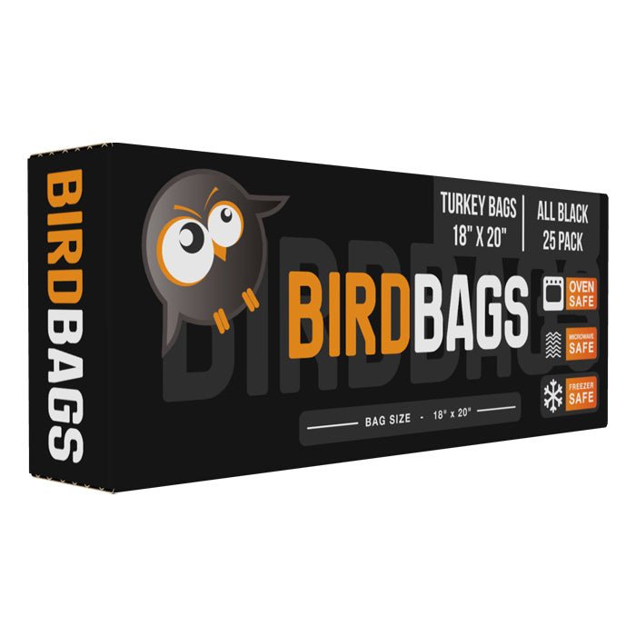 Bird Bags 3 Gallon Turkey Bags 18" x 20" - Black Colorways - BetterGrow Hydro
