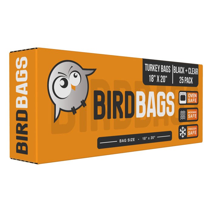 Bird Bags 3 Gallon Turkey Bags 18" x 20" - Black Colorways - BetterGrow Hydro