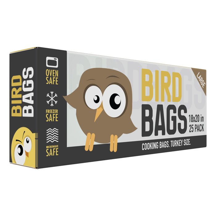 BirdBags 3 Gallon Turkey Bags 18" x 20" (10 Pack) - BetterGrow Hydro