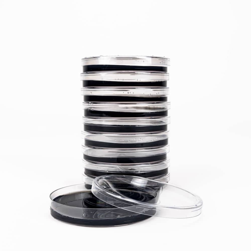 Black Biochar Pre-Poured Sterile Agar Plates - BetterGrow Hydro