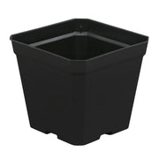 Black Square Pot 4in x 4in x 3.5in - BetterGrow Hydro