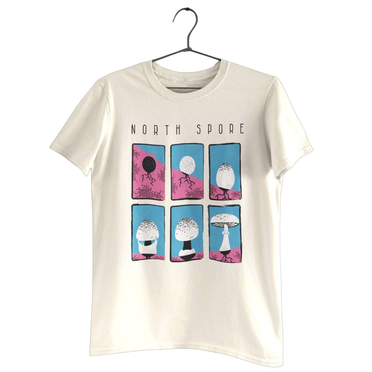 Blue ‘Destroying Angel’ North Spore T-Shirt - BetterGrow Hydro