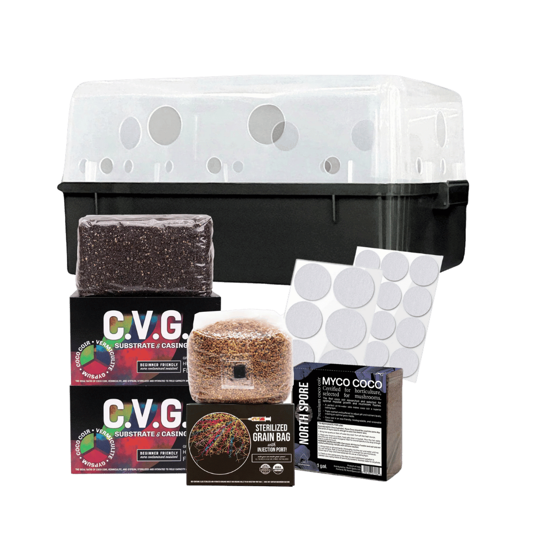 Boomr Bin' + CVG Monotub Mushroom Grow Kit - BetterGrow Hydro