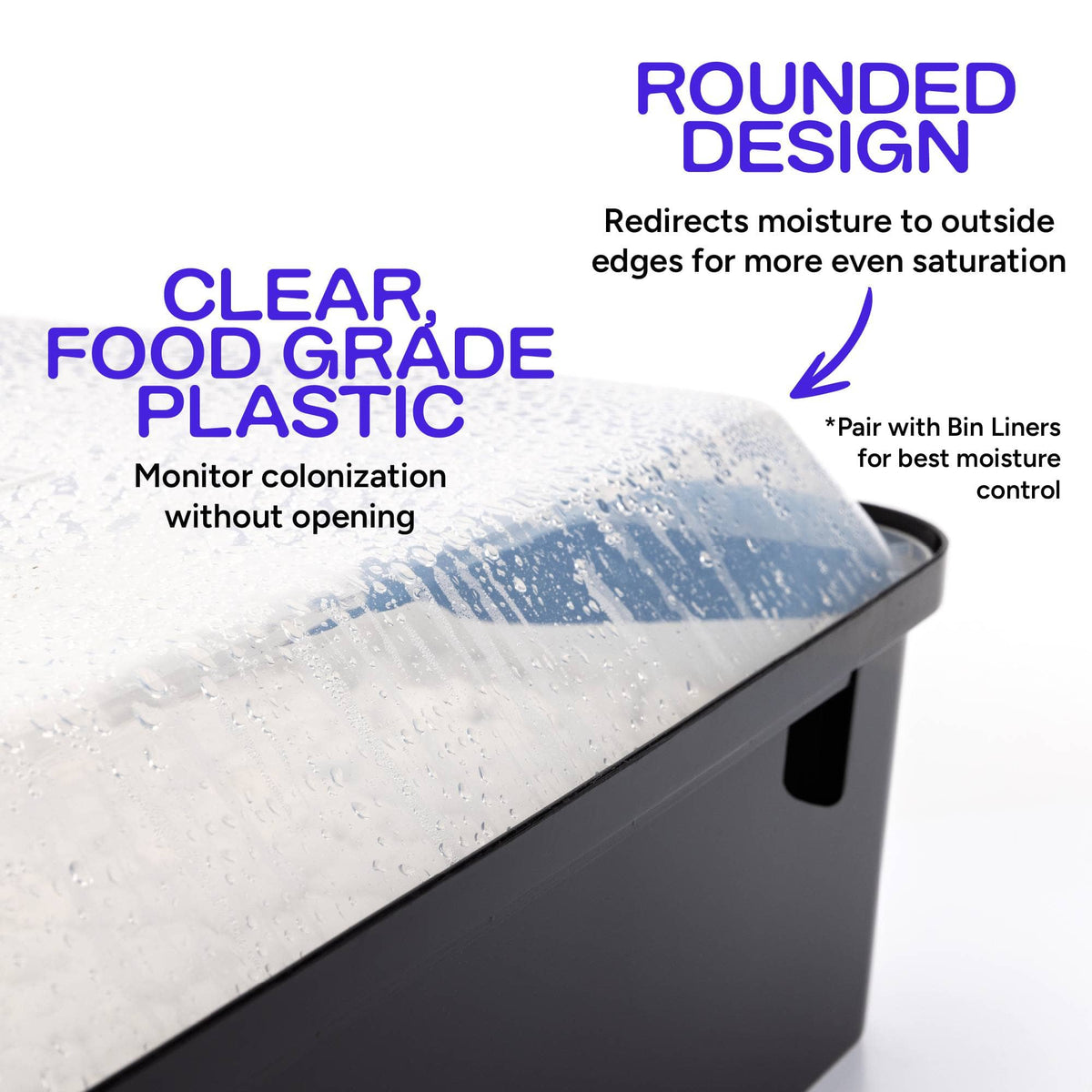 Boomr Bin Mushroom Monotub Colonizing Lid - BetterGrow Hydro
