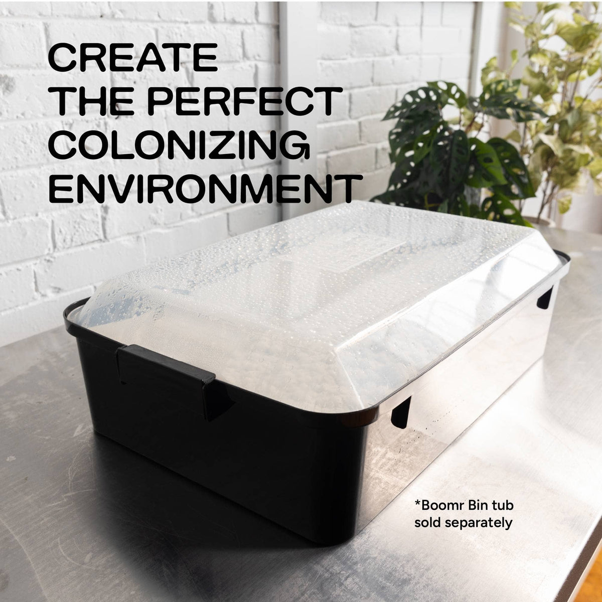 Boomr Bin Mushroom Monotub Colonizing Lid - BetterGrow Hydro