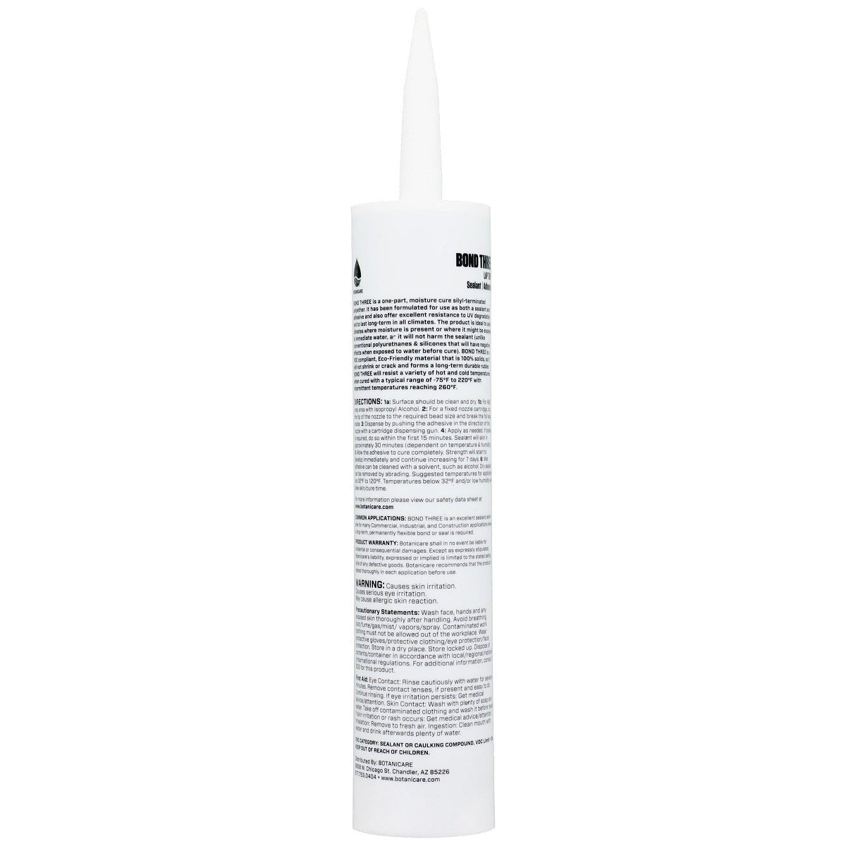 Botanicare BOND THREE Tray Sealant - Black - BetterGrow Hydro