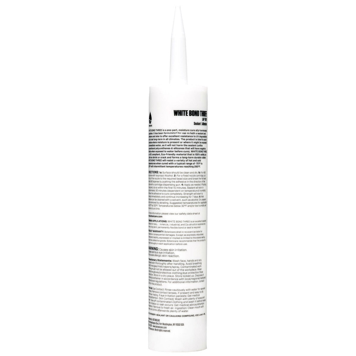 Botanicare BOND THREE Tray Sealant - White - BetterGrow Hydro