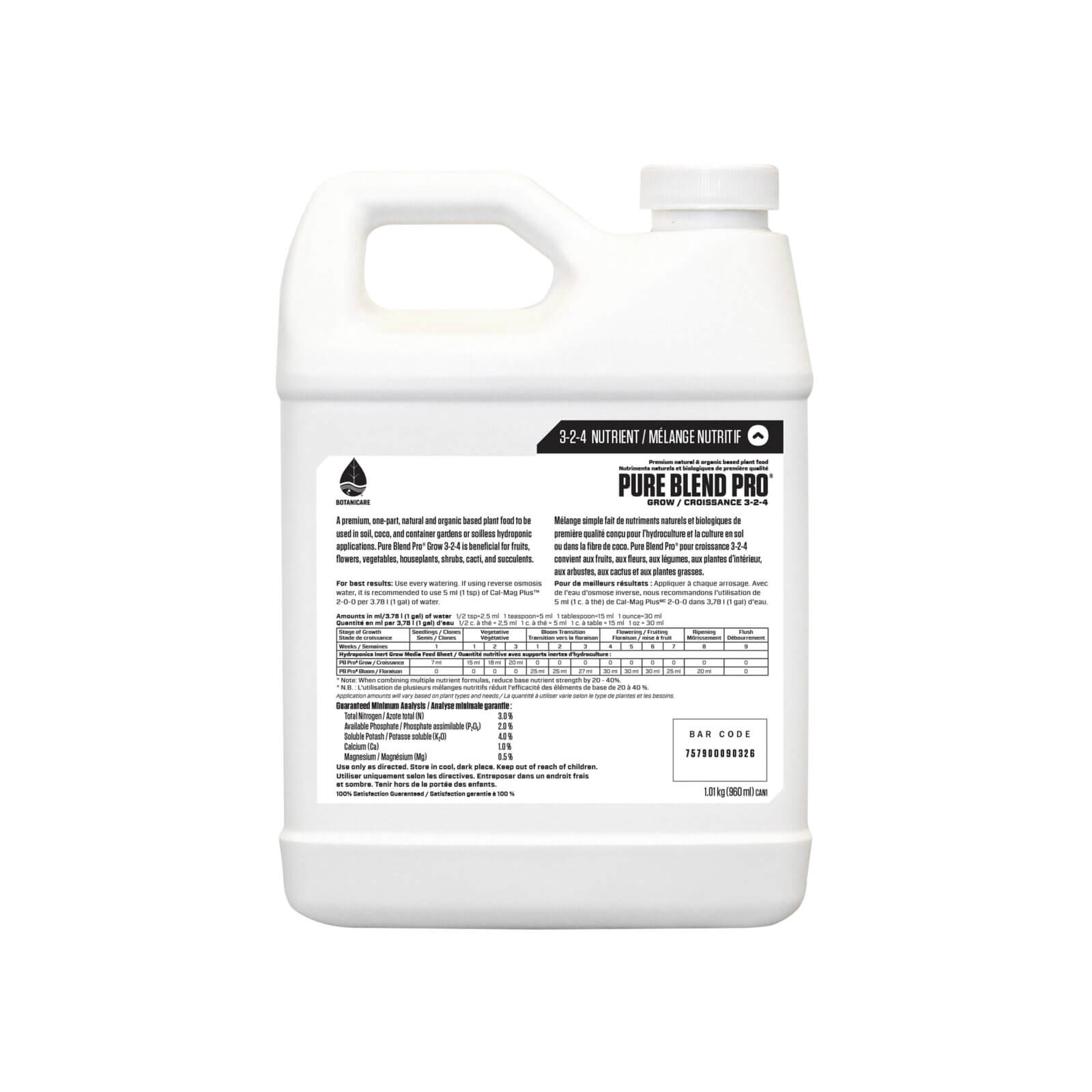 Botanicare Pure Blend Pro Grow - BetterGrow Hydro