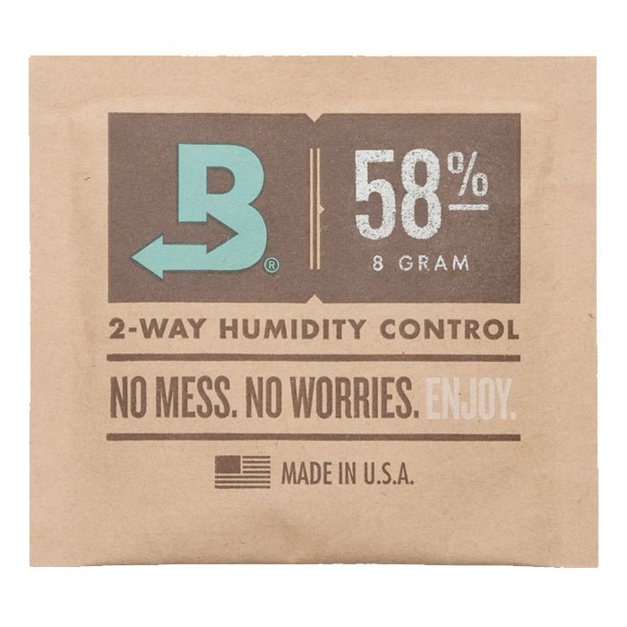 Boveda 2-Way Humidity Control Pack 58% RH 8g (300pcs/Case) - BetterGrow Hydro
