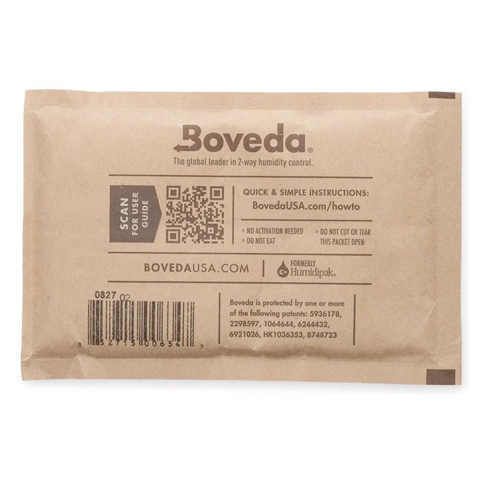 Boveda 2-Way Humidity Control Pack % 67g Individually Wrapped (12 Pack) - BetterGrow Hydro