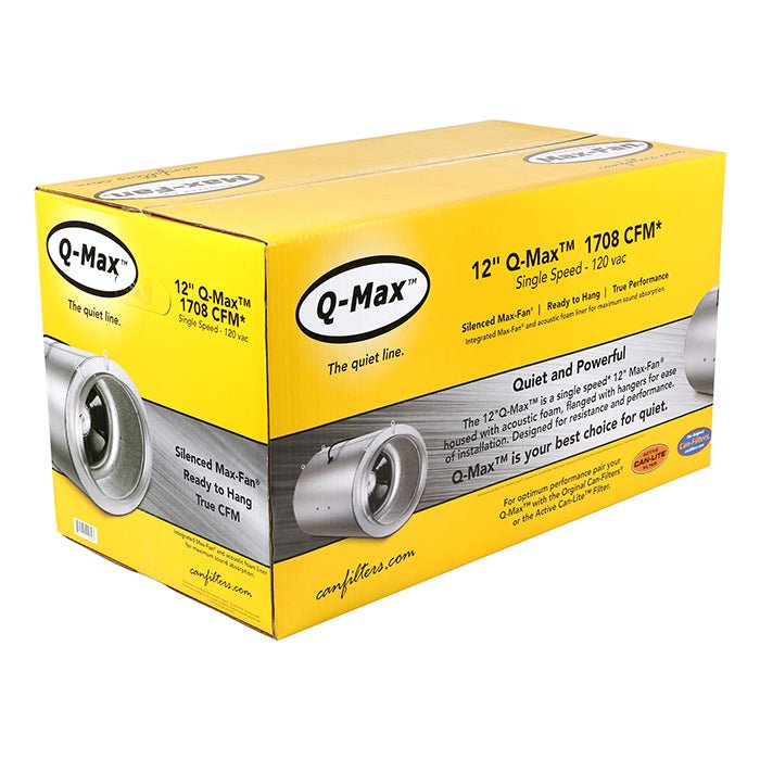 Can-Fan Q-Max 12 in 1709 CFM - BetterGrow Hydro