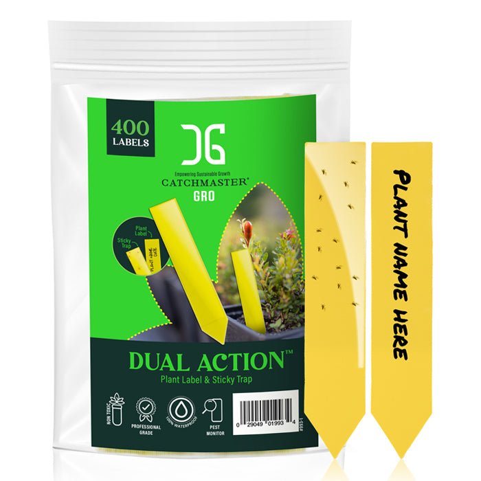 Catchmaster Dual Action Plant Stakes 100pcs (4 Pack) - BetterGrow Hydro