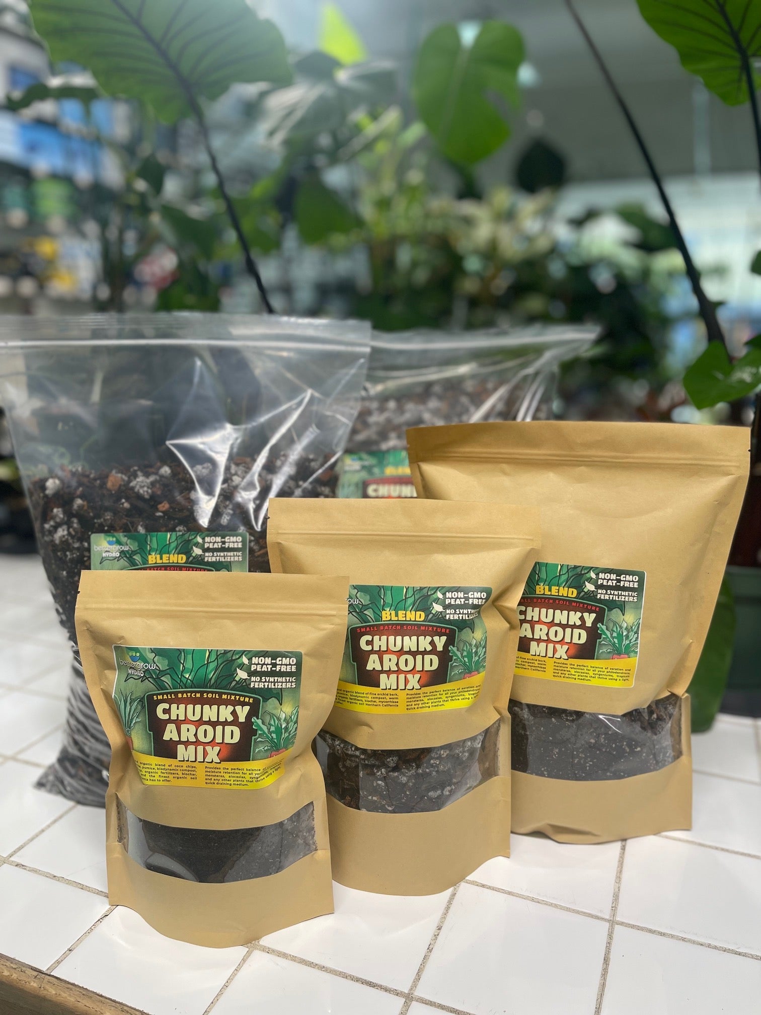 CHUNKY Aroid Mix - 1/2 gallon - BetterGrow Hydro