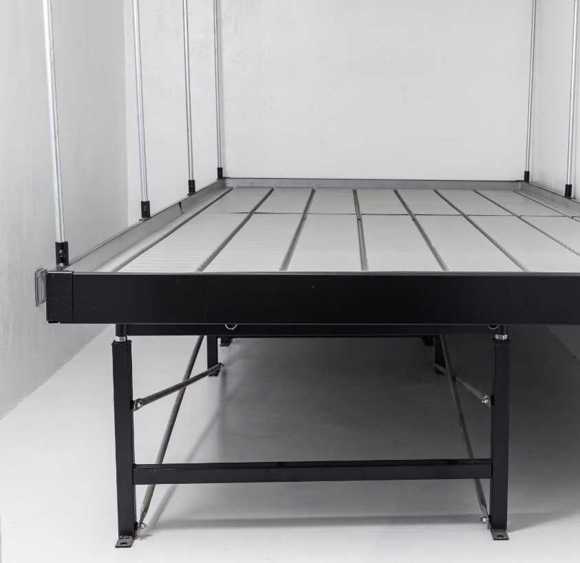 Continuous / Custom Tray Rolling Bench System - per square foot - BetterGrow Hydro